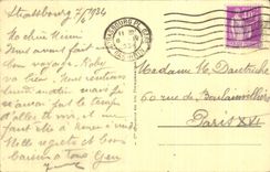 VINTAGE POSTCARD Strasbourg the Cathedral