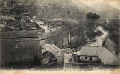 VINTAGE POSTCARD Villefranche De Conflent View