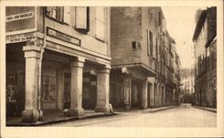 VINTAGE POSTCARD Perpignan Street of the Bar Cazottes Tailor