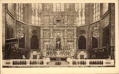 CPA Perpignan La Cathedrale Maitre Autel 