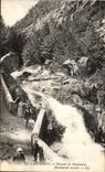 VINTAGE POSTCARD Environs De Cauterets Cascades of Mauhouret