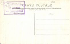 VINTAGE POSTCARD Cauterets Cascades of the bridge D Spain