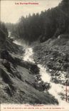 VINTAGE POSTCARD Cauterets Gave de Lutour has sounded rrivee in the valley of Cauterets
