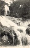 VINTAGE POSTCARD Cauterets Cascades with the bridge D Spain