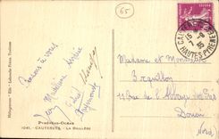 VINTAGE POSTCARD Cauterets Raillere