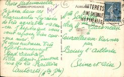 VINTAGE POSTCARD Cauterets Seen On Raillere And Cabaliros