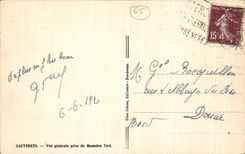 VINTAGE POSTCARD Cauterets View taken of the Green Nipple