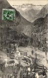 VINTAGE POSTCARD Road of Gavarnie Gedre and Mountains of the Circus of Gavarnie