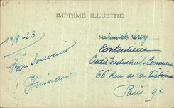 VINTAGE POSTCARD Road of Gavarnie Gedre and Mountains of the Circus of Gavarnie