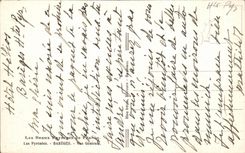 VINTAGE POSTCARD Beautiful Landscapes Of France the Pyrenees Bareges View