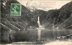 VINTAGE POSTCARD Luchon Lake D Oo