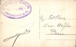 VINTAGE POSTCARD Cauterets the Bridge D Spain