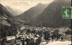 VINTAGE POSTCARD Cauterets View