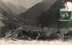 VINTAGE POSTCARD Cauterets View Taken Of the Green Nipple