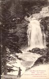 VINTAGE POSTCARD Cauterets Cascades Of the Bridge D Spain