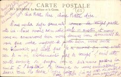 VINTAGE POSTCARD Heavy the Basilica And the Cave