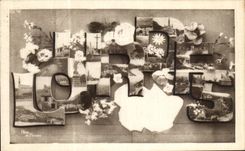 VINTAGE POSTCARD Heavy