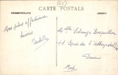 VINTAGE POSTCARD Lourdes carry to him Hirondelles