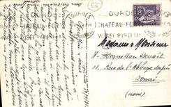 VINTAGE POSTCARD Heavy the basilica and the Breton martyrdom