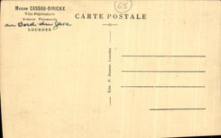 VINTAGE POSTCARD Heavy House Cassou Dirickx Villa Peyramale Peyramale Avenue