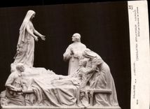 VINTAGE POSTCARD Heavy Living room 1912 Dechin Consolatrix Afflictorium