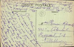 VINTAGE POSTCARD Heavy view from above on L esplanade and the basilica