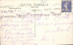 VINTAGE POSTCARD Heavy Sight D Together