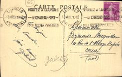 VINTAGE POSTCARD Heavy Saint Michel the Basilica and L Esplanade