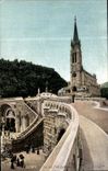 VINTAGE POSTCARD Heavy Sight of the three churches