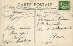 VINTAGE POSTCARD Heavy Sight of the three churches