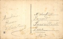 VINTAGE POSTCARD To remember Of Heavy Sheep