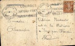 VINTAGE POSTCARD Heavy L appearance of the virgin