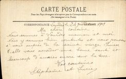 VINTAGE POSTCARD Heavy Blessing of the patients