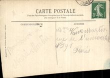 VINTAGE POSTCARD Lourdes Preaches in front of the rosary