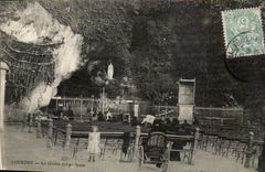 VINTAGE POSTCARD Heavy the Miraculous Cave