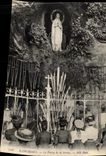 VINTAGE POSTCARD Heavy the Virgin of the Cave