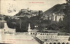 VINTAGE POSTCARD Heavy the Castle of Doors seen of the terrace of the rosary