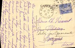 VINTAGE POSTCARD Heavy the Basilica and the Mountain of the Martyrdom