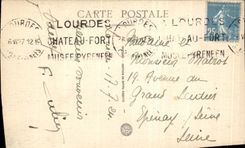 VINTAGE POSTCARD Heavy the cave