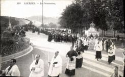 VINTAGE POSTCARD Heavy the Procession