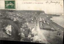 VINTAGE POSTCARD St Valery View