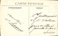 POSTAL Treport L iglesia y los barcos portuarios de la VENDIMIA