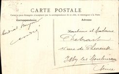 VINTAGE POSTCARD Treport Rise of Cliffs