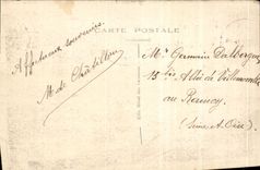 VINTAGE POSTCARD Puys the Beach and Cliffs