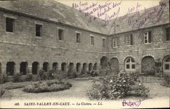 VINTAGE POSTCARD Holy Valery In Caux the Cloister