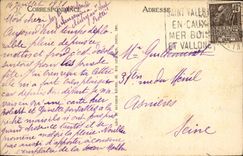 VINTAGE POSTCARD Holy Valery In Caux the Cloister