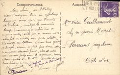 VINTAGE POSTCARD Holy Valery In Caux Panorama