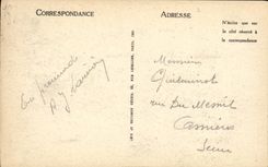 VINTAGE POSTCARD Holy Valery In Caux View Taken of L aFalaise D Downstream