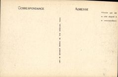 VINTAGE POSTCARD Castle of Fontainebleau Court of the Good byes