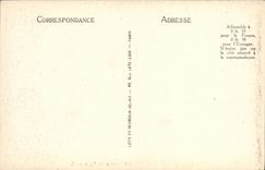 VINTAGE POSTCARD Castle of Fontainebleau Room of the Pope